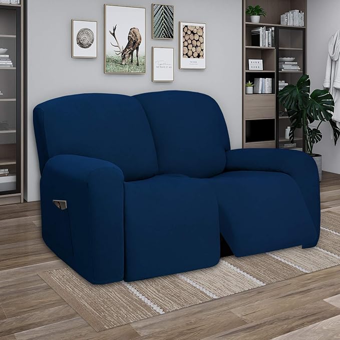 PureFit Super Stretch Loveseat Recliner Sofa Couch Cover - Image 2