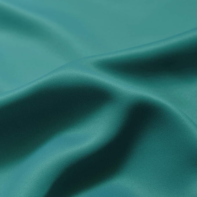 Yakamok 84 Inch Length Teal and Greyish White Light Blocking Gradient Color - Image 8