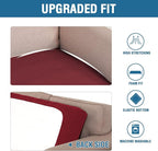 H.VERSAILTEX Super Stretch Individual Seat Cushion Covers Sofa Covers Couch - Image 6