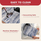 KOZYFLY Modern Abstract Washable Rug Runner 2x7 Hallway Runner Rug Non-Slip - Image 5
