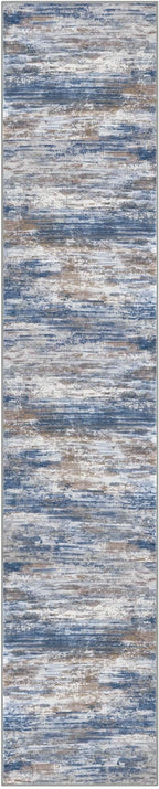 KOZYFLY Modern Abstract Hallway Runner, 2x10 Washable Rug Runner Non-Slip Soft - Image 8