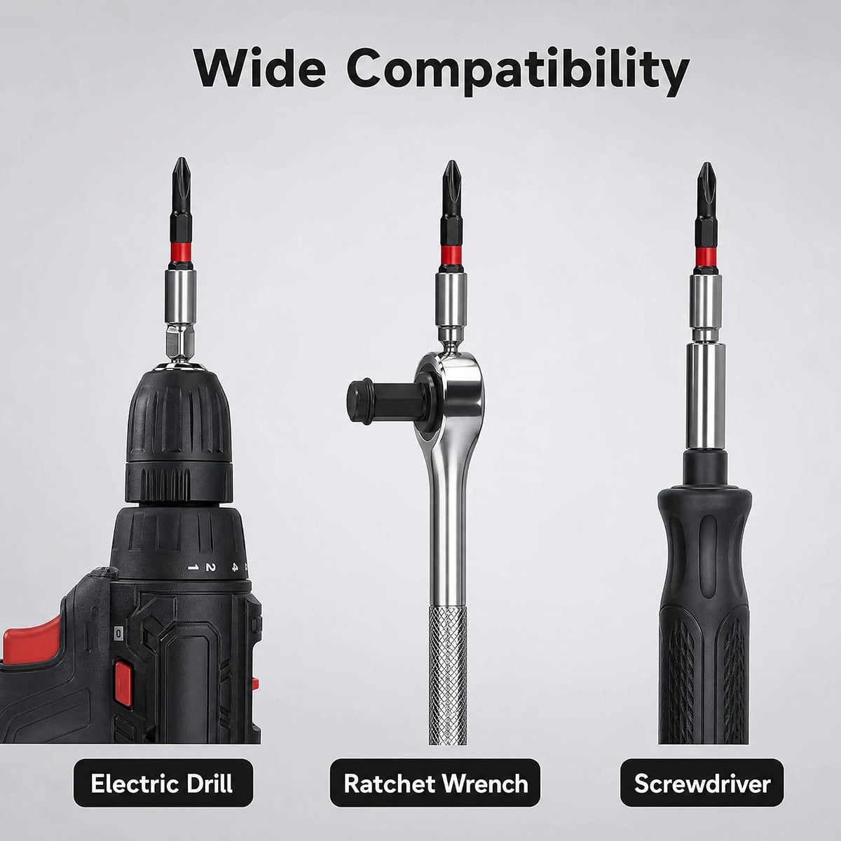 27‑in‑1 Magnetic Screwdriver Bit Set, Hex Socket Tool Kit