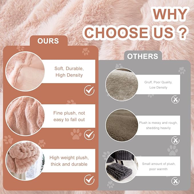 HANDONTIME Faux Fur Plush Sofa Covers - Image 4