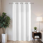 Joydeco Blackout Patio Sliding Door Curtains 108 Inches Long, Grommet Privacy by JOYDECO