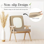 Newwiee 8Pcs Patio Cushion Covers Stretch Outdoor Cushion Cover Replacement - Image 5