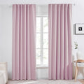 Deconovo Blackout Curtains, Thermal Insulated, W52 x L63 2 Panels, Back Tab by Deconovo