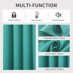 Joydeco Blackout Curtains 95 Inch Length 2 Panels Set, Thermal Insulated Long - Image 4