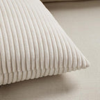 Fancy Homi 2 Packs Cream Lumbar Decorative Throw Pillow Covers 16x32 Inch - Image 5