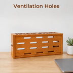 Wood Cable Management Box, Cable Cover Box & Decorative Cord Hider Box