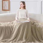BEDELITE King Size Blanket for Bed, 300GSM Soft & Warm Fleece Blanket, - Image 3