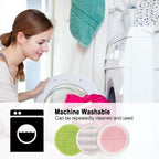 Cordless Electric Mop Pads, 6.3in Spin Mop Pads Compatible with vmai/alfabot/devoac/idoo/eous/verazon/kojeo Cordless Electric Mop, Round Mop Replacement Pads for Floor Cleaning(8 Pack)