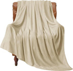 BEDELITE Fleece Blanket Linen Throw Blanket by BEDELITE