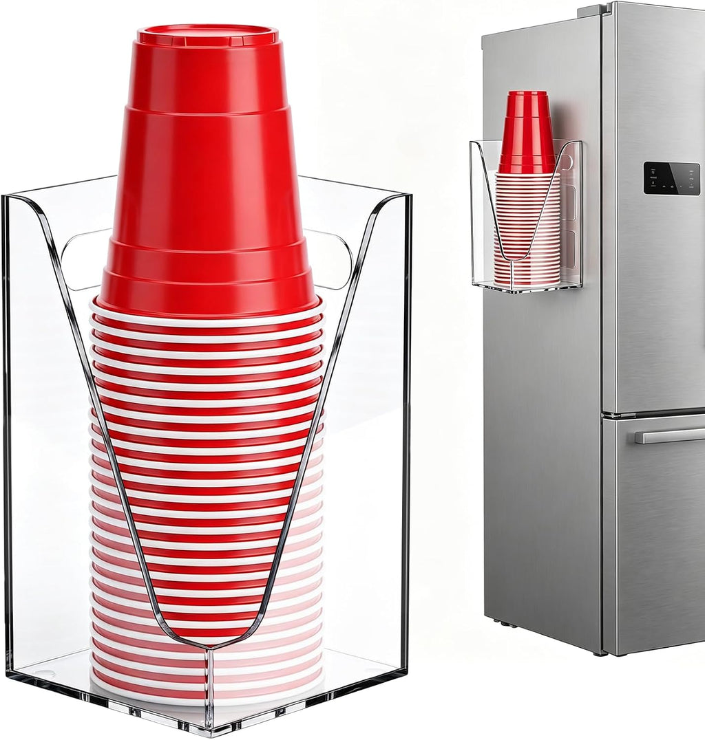 Cup Dispenser, Wall Mount Cup Holder for Water Cooler Fit Up to14oz Cups