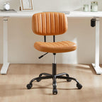 Sweetcrispy Office Desk Chair, Small Home Vanity Chair, Lumbar Support