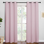 NICETOWN Nursery Essential Thermal Insulated Solid Grommet Top Blackout - Image 2