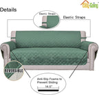 Easy-Going 4 Seater Sofa Slipcover Reversible Sofa Cover Water Resistant Couch - Image 3