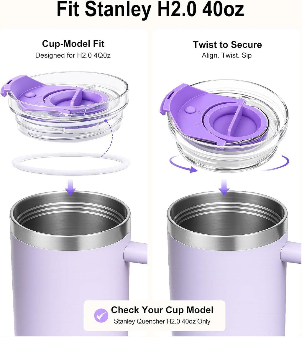 Cold Brew Maker & Infuser Lid Kit for Stanley Quencher H2.0 40oz