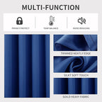 Joydeco Blackout Curtains 84 inches Long 2 Panels Set, Thermal Insulated Long - Image 3