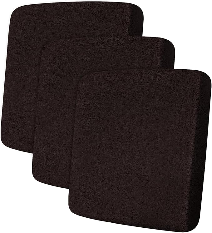 Leather Look Couch Cushion Covers Sofa Seat Slipcovers Sets Couches Furniture by ANARACHON