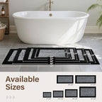 36x24 Large Bathroom Rugs Washable Non Slip, Soft Absorbent Quick Dry Mats - Image 6