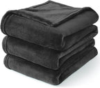 BEDELITE Fleece Blanket Charcoal Grey Throw Blankets - Image 8