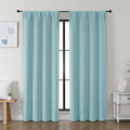 Simplebrand Ava Aqua Blackout Curtains by Simplebrand