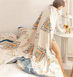 MSGKV Spring Blankets Cotton Throw Blanket 60''x 80'' Muslin Blanket - Image 6