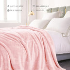 Exclusivo Mezcla Plush Fuzzy Fleece Bed Blanket King Size, Super Soft, Fluffy - Image 5