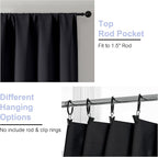 Simplebrand Ava Halloween Black Blackout Curtains - Image 4