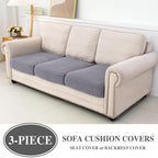 Couch Cushion Covers Seat Cushion Cover Stretch Couch Cover Separate Sectional - Image 2
