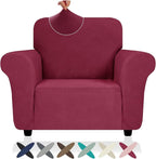 ZNSAYOTX Super Stretch Chair Slipcover, New Striped Sofa Chair Covers by ZNSAYOTX