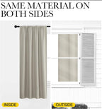 NICETOWN 2 Panels Blackout Curtains, Rod Pocket Thermal Insulated Drapes 84 - Image 5