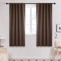 Deconovo Blackout Curtains, Thermal Insulated, W42 x L72 2 Panels, Back Tab by Deconovo