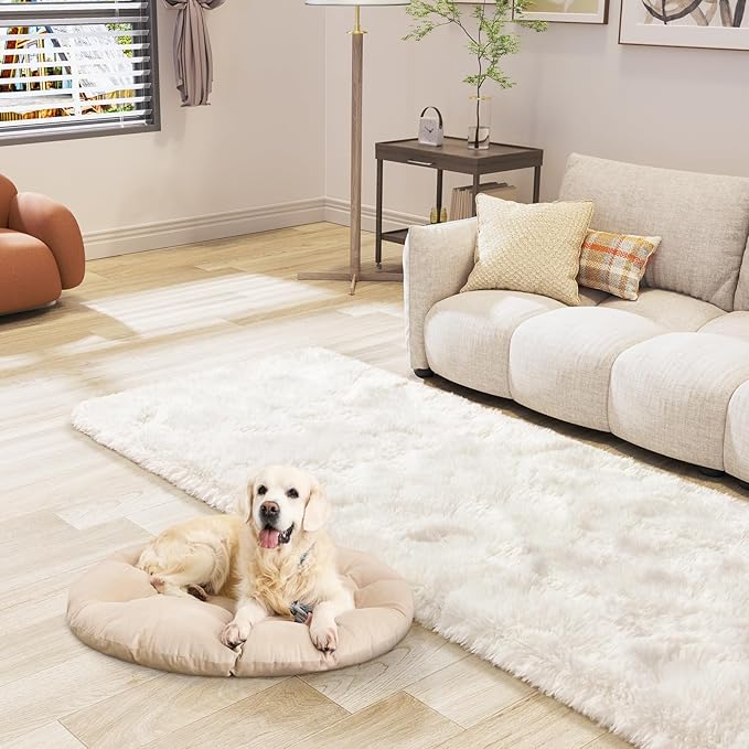 LOCHAS Ultra Soft Indoor Modern Area Rugs 2x6, Fluffy Living Room Carpets - Image 4