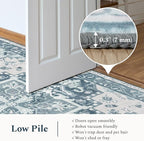 Rugflix 9x12 Area Rug for Living Room, Machine Washable Area Rugs - Image 4