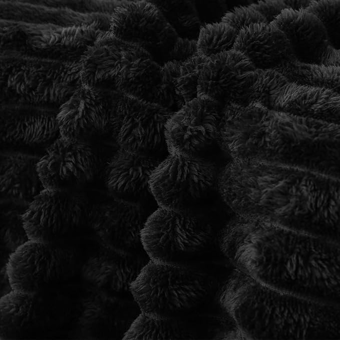 Black Fleece Throw Blanket 50”×60” - Image 5