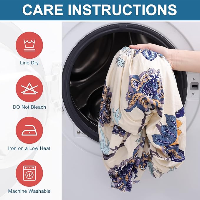 Smiry Printed Couch Cushion Covers, Stretch Soft Couch Covers - Image 9