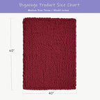 Bigacogo Chunky Knit Throw Blanket - Image 2