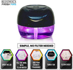 Bluonics Fresh Aire Water Air Washer, Water-Based Air Revitalizer & Room Freshener with 7-Color LED Night Light and Relaxing White Noise for Home, Bedroom, Office