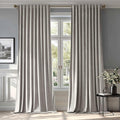 MIULEE Silver Gray Velvet Curtains 108 inches by MIULEE