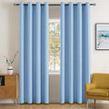 MIULEE Blackout Room Darkening Curtains Thermal Insulated Drapes Solid Window by MIULEE