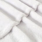 BEDELITE Fleece Blankets Queen Size White Throw Blankets - Image 7