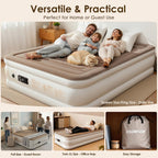 Air Mattress Queen with Built-in Pump, 18"Raised Blow Up Mattress