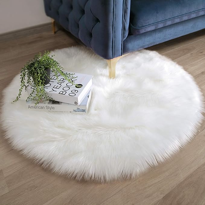Ashler Faux Fur Rug - Image 8