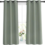 NICETOWN Short Blackout Sage Green Curtains & Drapes by NICETOWN