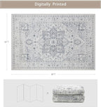 Srugn Area Rug 6x9 Washable Area Rugs - Image 2
