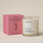 Below 60 Scented Candle | My Love Language is… | Essential Oil-Based Fragrance | Hand-Made with Paraffin-Free Soy Wax | 100% Cotton Wick | 50 hr Burn Time | Spearmint & Fennel (10oz)