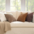 MIULEE Boho Farmhouse Throw Pillow Covers 18x18 Inch Set of 4 Rustic Mordern - Image 5