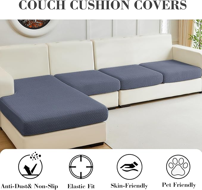 Sofa Covers Couch Covers for Sofa Pet Friendly Couch Cushion Covers Universal - Image 3