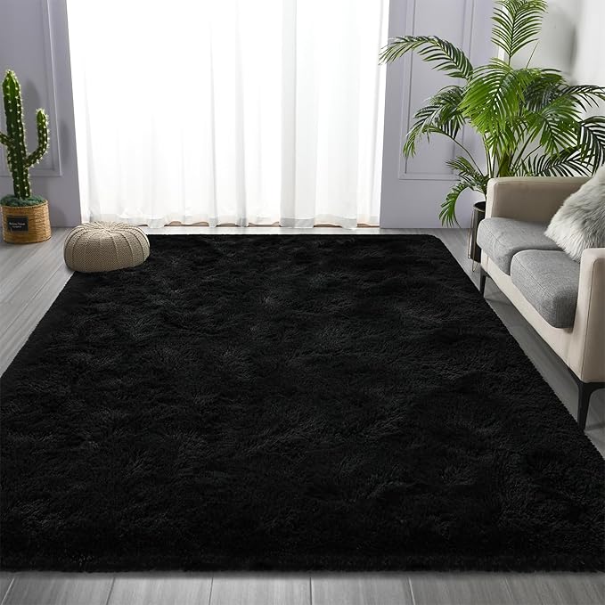 Deerhoo Large Shag Area Rugs 5 x 8, Plush Fuzzy Rugs - Image 2